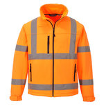 Portwest  S424 - Hi-Vis Klassiek Softshell Jack fl-oranje