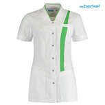 De Berkel Lara Damesjck getailleerd wit-groen