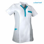 De Berkel Bibi Damespolo wit-turquoise