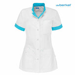 De Berkel Jillian Damesjack wit-azurblauw