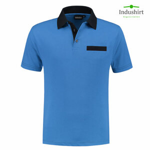 Indushirt PS200 Polo Bicolor  borstzak