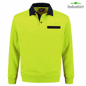 Indushirt Polosweater  PSW300 borstzak bi-color