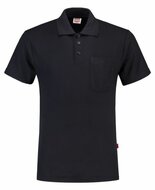 Polo met borstzak  navy