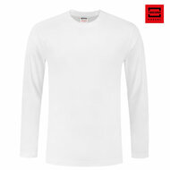 Tricorp T-shirt lange mouw  wit 101008  