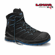 5482 LOWA  LARROX WORK GTX BLACK-BLUE MID S3 CI