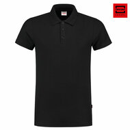 201005  Poloshirt Fitted   zwart