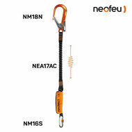 neofeu NEA17AC Webbing Vanglijn  1.7 mtr.