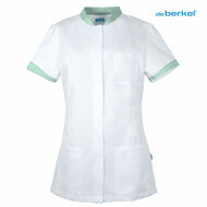 De Berkel Fleur Damesjack  wit-aqua