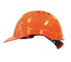 M-safe Helm, draaiknop.  ABS  oranje