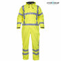 Ureterp regenoverall  fluor-geel