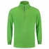 Sweater ritskraag  lime