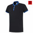Tricorp 201002 Polo  bicolor fitted  navy-royal blue