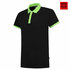Tricorp 201002  Polo Bicolor Fitted  lime-zwart