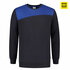 Tricorp 302013  Sweater bicolor naden  navy royal blue