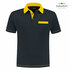 Indushirt PS200 Polo Bicolor  borstzak  marine-geel