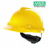 MSA V-Trac Helm met draaiknop  geel