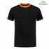 Indushirt TS180 T-shirt bicolor  1040 marine-oranje
