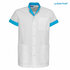 De Berkel Jaimy inisex Jack wit-korenblauw
