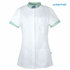 De Berkel Fleur Damesjack  wit-aqua