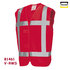 rood  verkeersvest